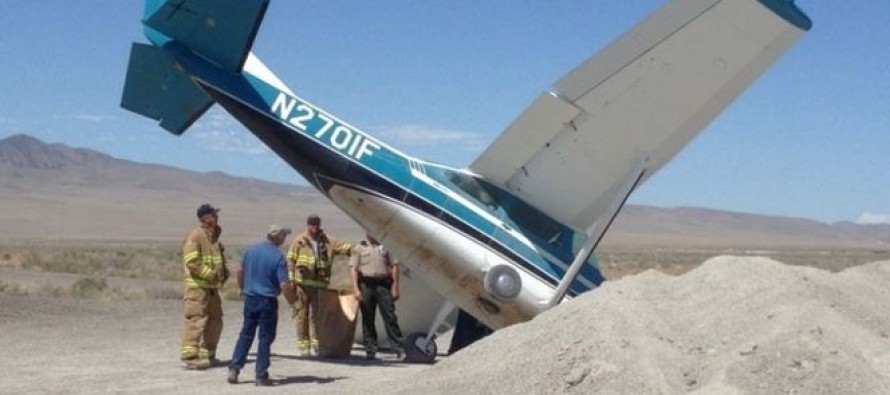 Özel uçağıyla kuma çakılan 83’lük dede yaralandı