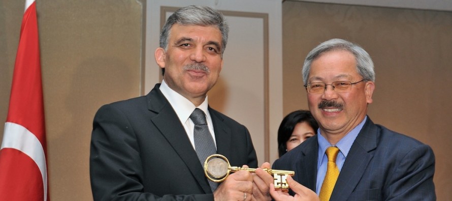 Cumhurbaşkanı Gül’e, San Francisco şehrinin anahtarı verildi