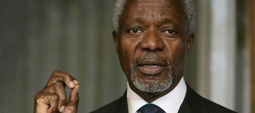 Annan” Suriye’de yaşanan krizin çözülmesi için her türlü çabayı gösteriyoruz”