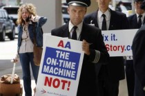 Amerikan Havayolları fazla rötar yapınca, pilotlar greve gitti