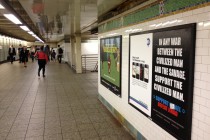 New York’taki metro istasyonlarına İslam karşıtı afişler asıldı