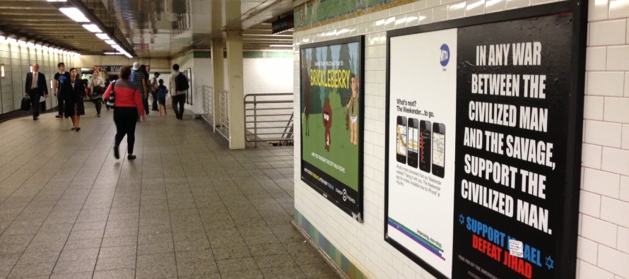 New York’taki metro istasyonlarına İslam karşıtı afişler asıldı