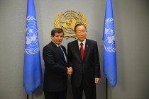 Davutoğlu, BM Genel Sekreteri Ban’la görüştü