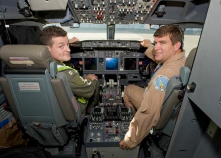 Navy Boeing test pilots small