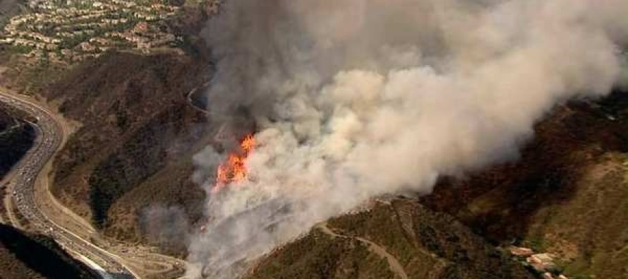 Los Angeles’ta yangın 90 hektarlık alanı kül etti