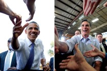 Obama ile Romney televizyon tartışmasından önce son provalarını yapıyor