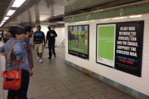 New York Metrosu’nda afiş savaşları