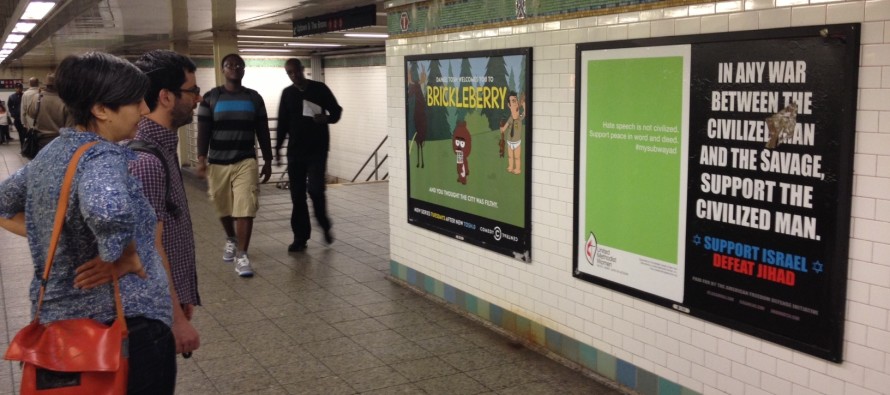 New York Metrosu’nda afiş savaşları