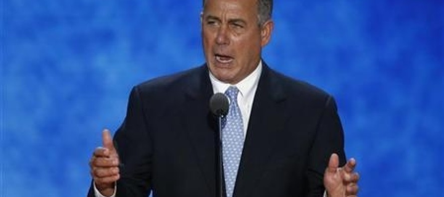 Boehner’dan Obamacare konusunda geri adım