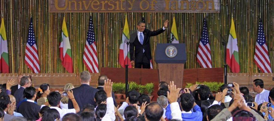Obama’dan Myanmar halkına: Amerika, sizinle birlikte