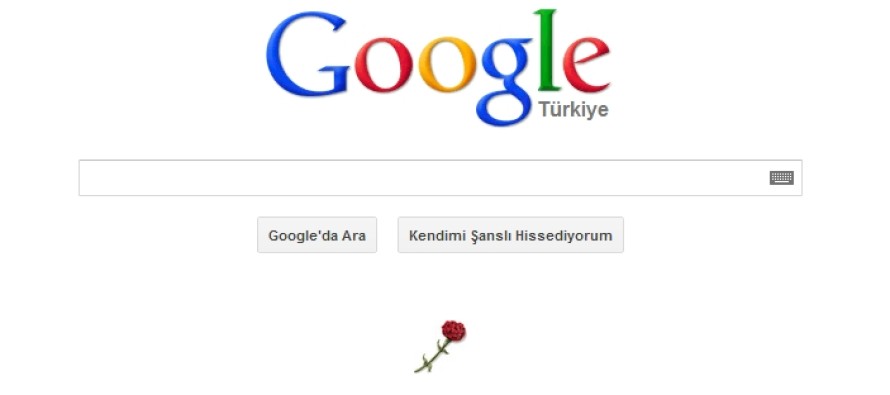 Google, Atatürk’ü kırmızı karanfille andı