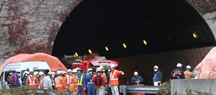 Japonya’da tünel çöktü, 5 kişi öldü