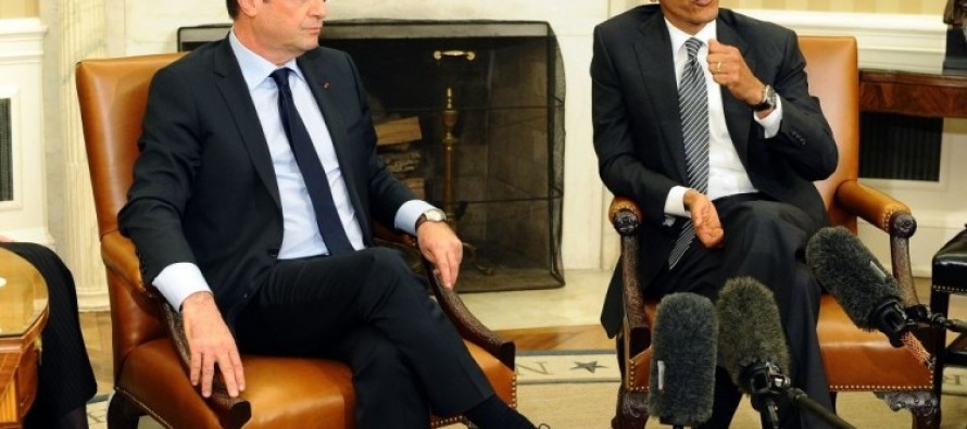 Obama, Hollande ile görüştü