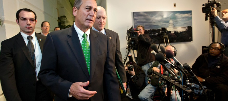 Temsilciler Meclisi Başkanı Boehner, baskılar karşısında geri adım attı
