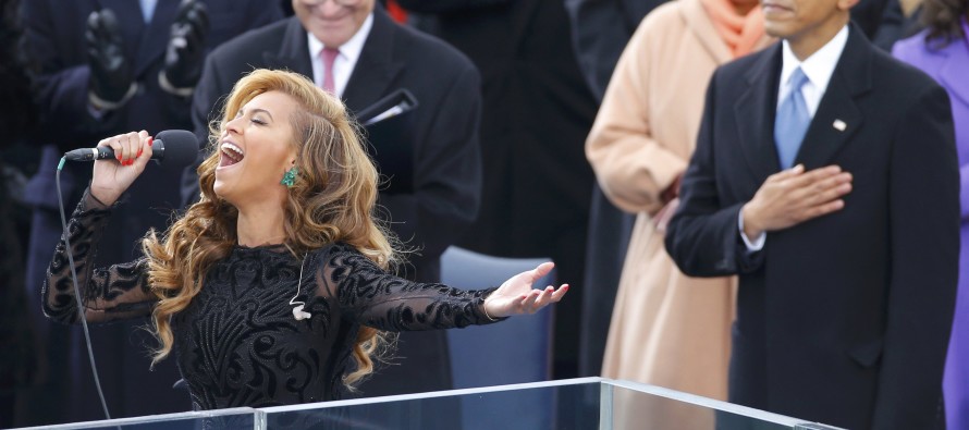 Beyonce, başkanlık töreninde playback yapmış