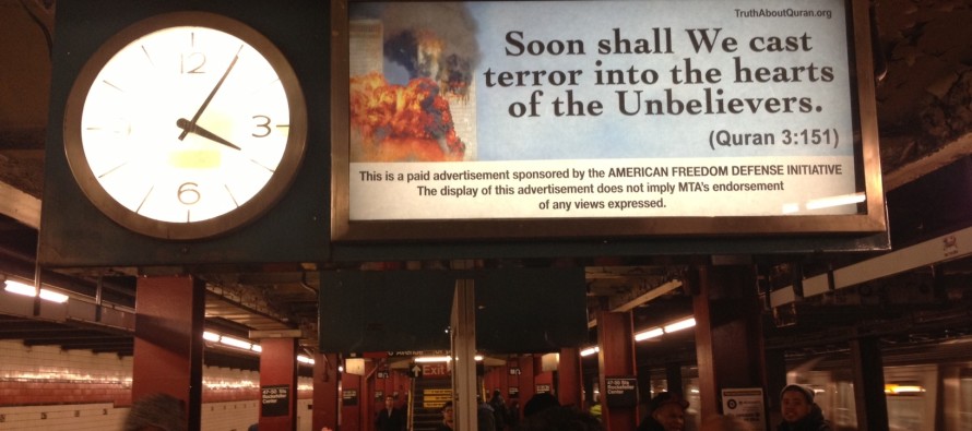 İslam karşıtı Geller’den yeni bir metro provakasyonu