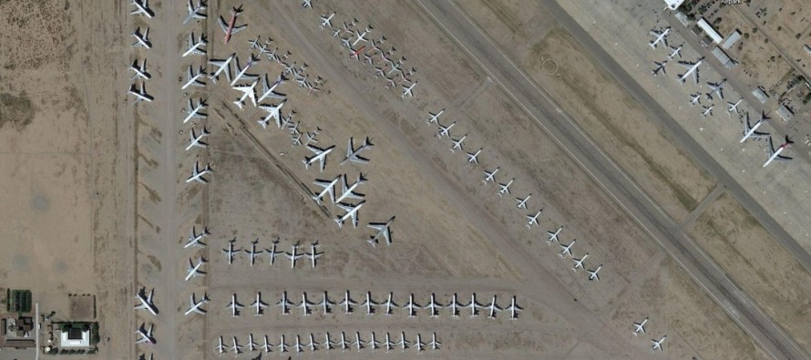 Dünyanın en büyük ‘uçak mezarlığı’ Arizona Çölü’nde