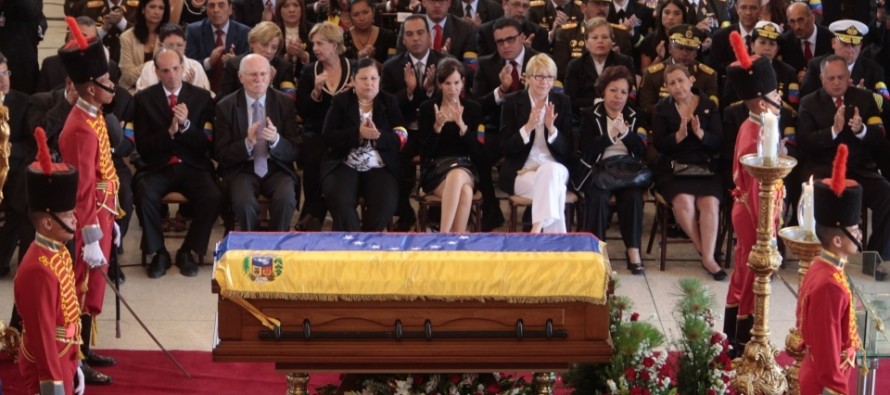 Chavez’e duygu yüklü cenaze töreni yapıldı