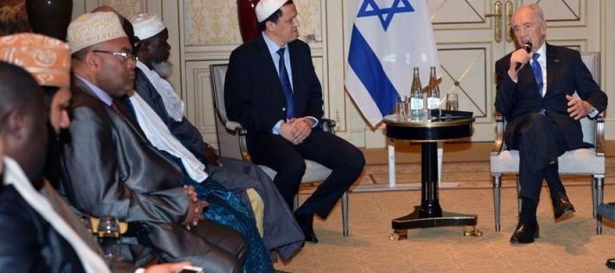 İsrail Cumhurbaşkanı Peres, imamlarla bir araya geldi