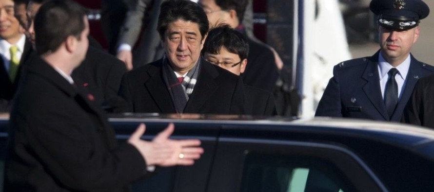 Japon başbakanın aracı kaza yaptı
