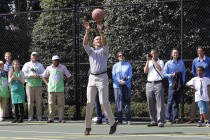 Obama’nın basketboldaki ustalığı fos çıktı