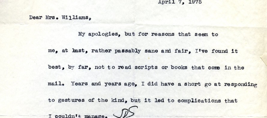 Yazar Salinger’in ‘spiritüel’ mektupları New York’ta bir müzeye bağışlandı