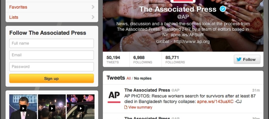 Twitter hesabı ele geçirilen AP, takipçilerinin yüzde 95’ini kaybetti