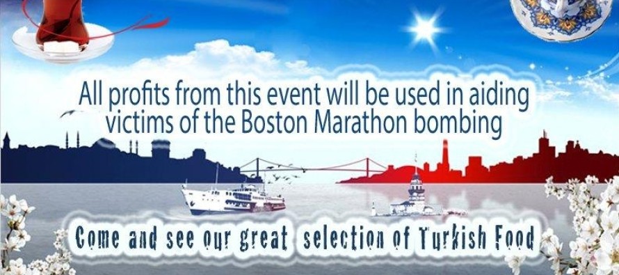 Boston maratonu mağdurları için kermes