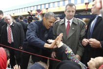 Obama, Sandy’de zarar gören NJ sahilinde incelemelerde bulunuyor