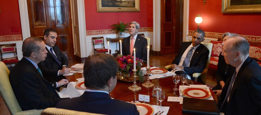 Erdoğan, Başkan Obama’nın onuruna verdiği akşam yemeğine katıldı