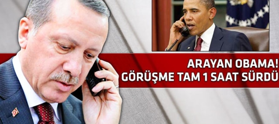 Erdoğan, Obama ile telefon görüşmesi yaptı
