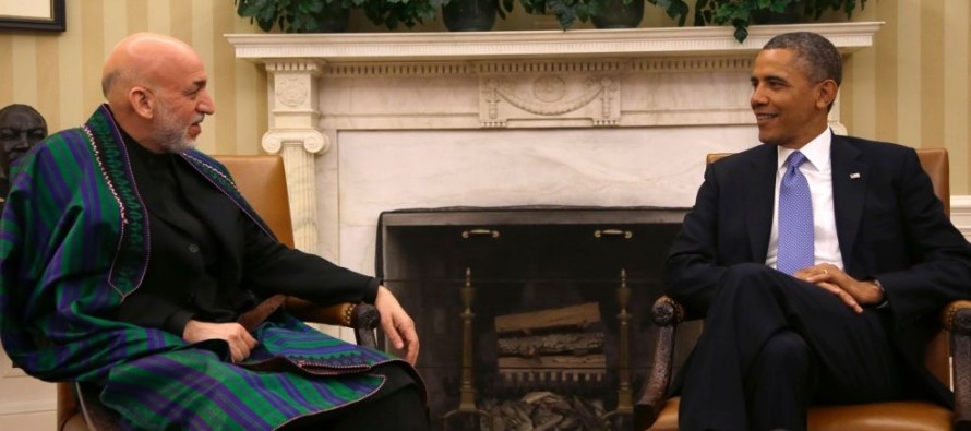 Obama, Karzai ile Taliban müzakerelerini görüştü
