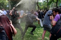NYT – “Taksim’de, polis protestoculara müdahale etti”