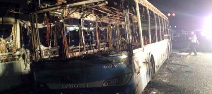 Çin’de otobüs yandı: 47 ölü