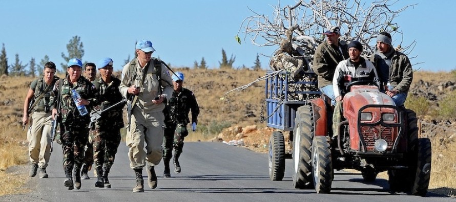 UNDOF, Golan tepelerinde güvenlik riski artınca devriyeyi durdurdu