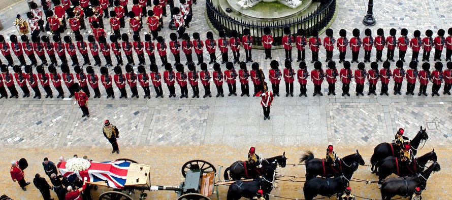 Margaret Thatcher’in cenazesi 1.2 milyon sterline mal olmuş