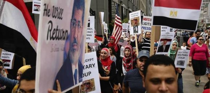 Mısır’da yaşanan askeri darbe, Chicago’da protesto edildi