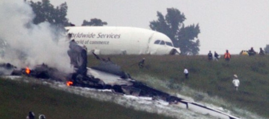 Düşen kargo uçağındaki iki pilot öldü