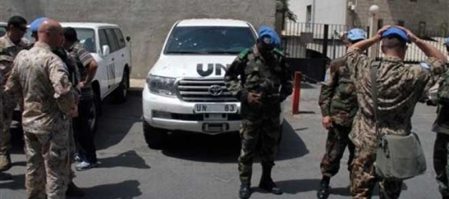 Şam’daki BM konvoyuna yapılan saldırıda kurşunlar bir araca isabet etti