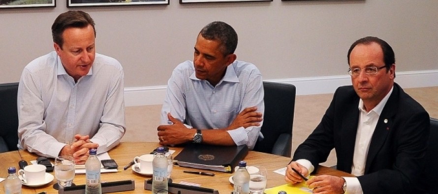 Obama, Cameron ve Hollande ile görüştü