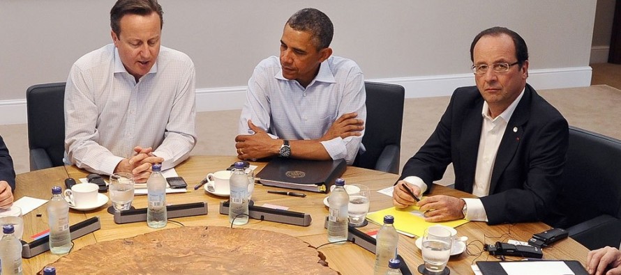 Obama, Hollande ve Cameron ile görüştü