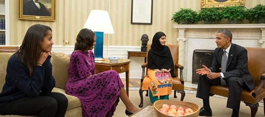 Pakistanlı Malala, Beyaz Saray’da