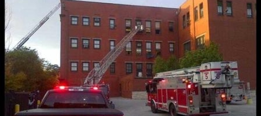 Chicago’nun Güneyinde bir İlköğretim okulunda çıkan küçük yangın dersleri iptal ettirdi