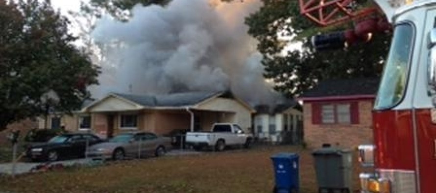 Fayetteville’de bir evde yangın