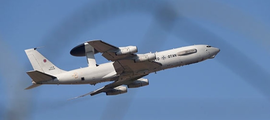 NATO AWACS’ı Karadeniz’de uçuşa başladı