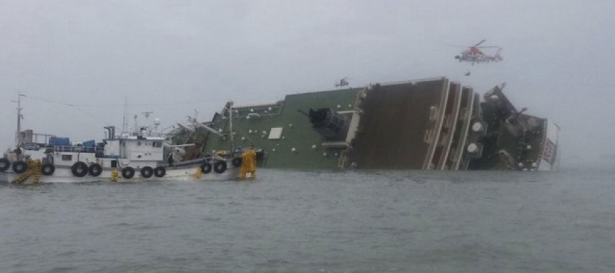 Güney Kore’de 470 kişi taşıyan gemi battı: En az 147 yolcu kurtarıldı