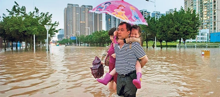 Çin, sel suları altında