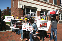 Cumhurbaşkanı Gül, Boston’da protesto edildi
