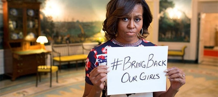 Michelle Obama, Nijeryalı kızlar için ulusa seslendi