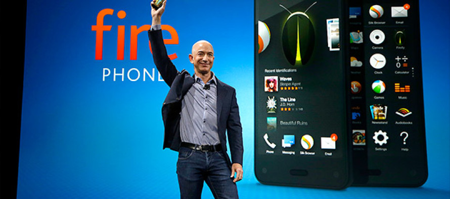 Amazon, ilk akıllı telefonu ‘Fire Phone’nu tanıttı